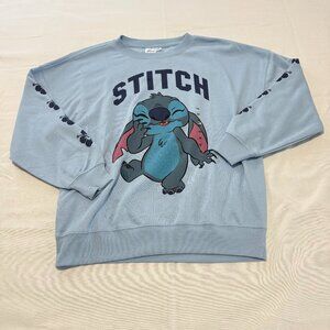 NWT Disney Lilo & Stitch Light Blue Sweatshirt XS